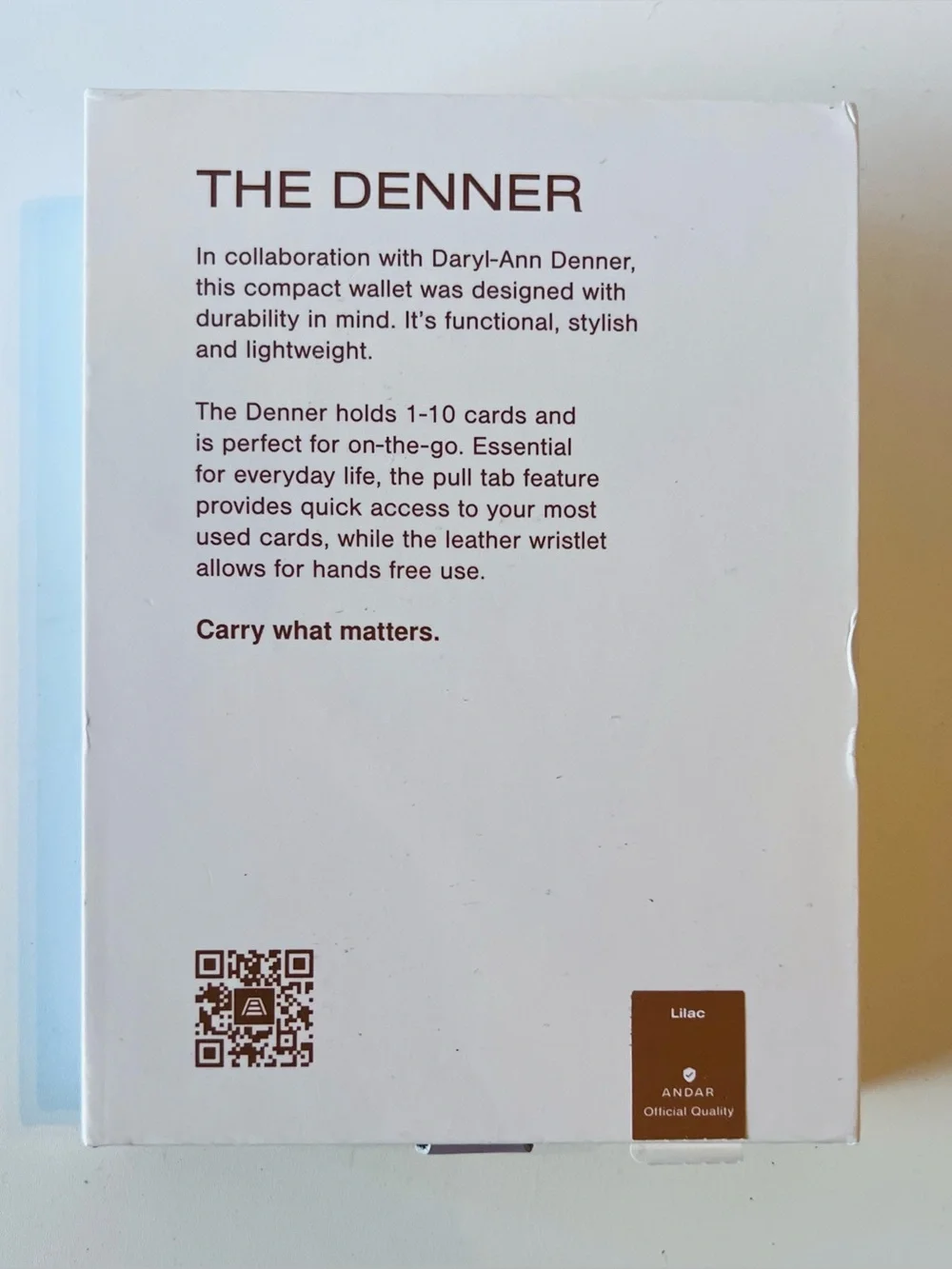 Andar unused denner